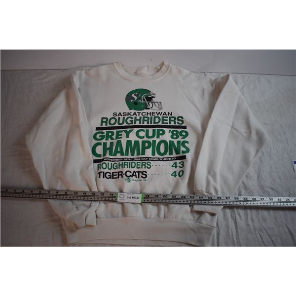 Vintage Roughriders Grey Cup '89 Sweatshirt