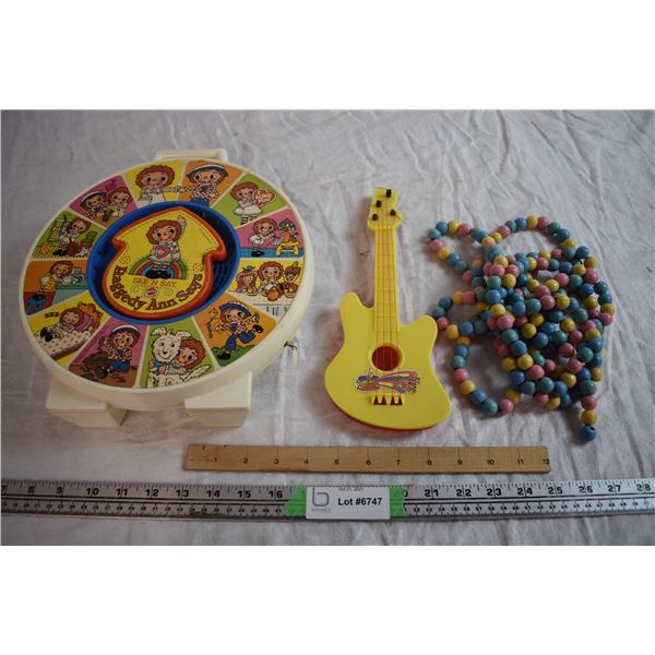 Raggedy Ann See n Say + Misc