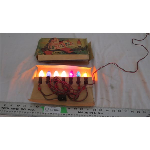 noma santa lights in original box (working)