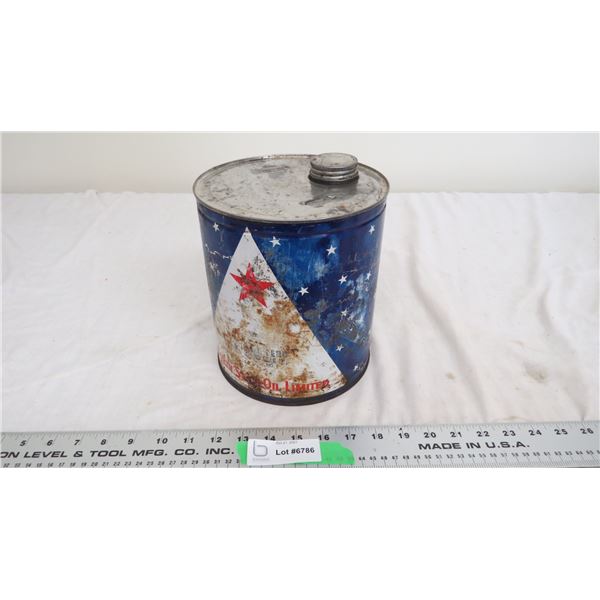 North Star Oil Grease can - 8" tall