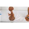Image 5 : 2 wood carvings (have damage) one signed AP