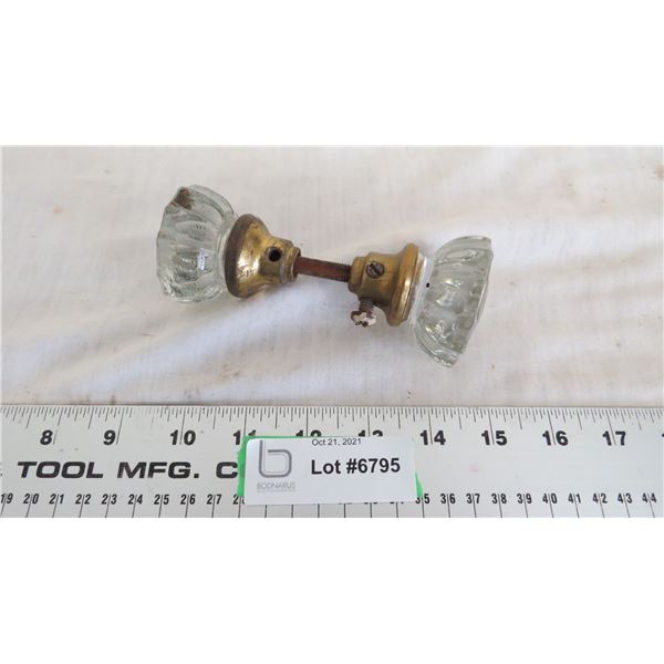 Glass Door Knobs set