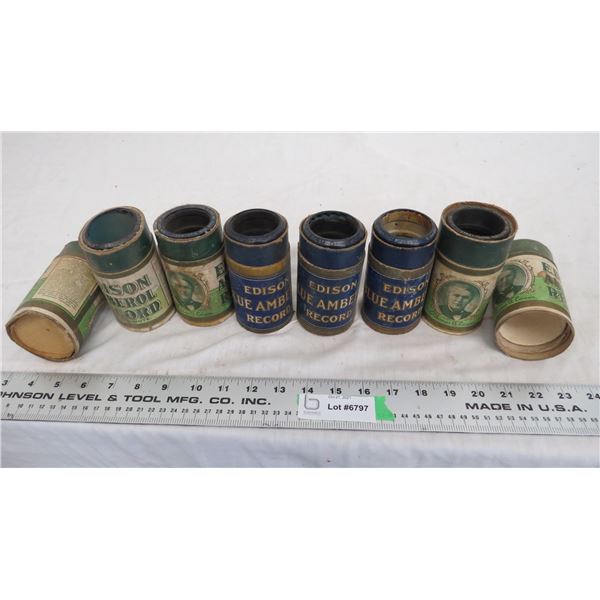 Grammaphone cylinder records