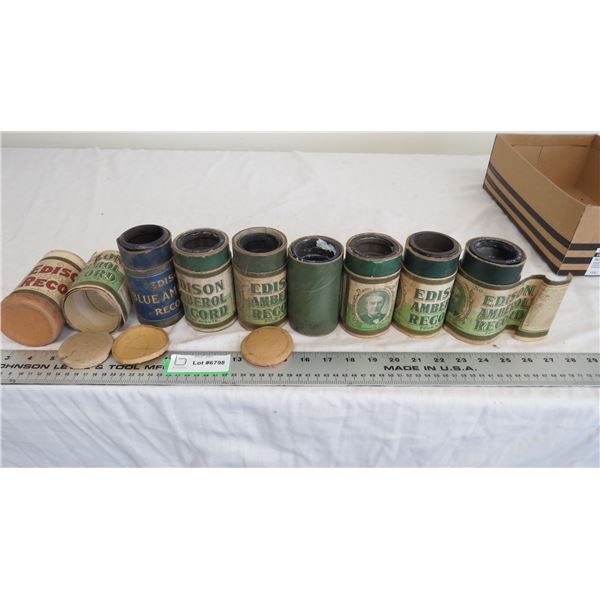 Grammaphone cylinder records