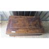 Image 2 : Vintage Storage Trunk with Shelves + with key - 39x31x16