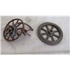 Image 3 : cast iron? toy wheels
