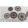 Image 4 : cast iron? toy wheels
