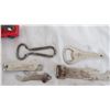 Image 2 : vintage advertising bottle cap openers, coleman generator, toy