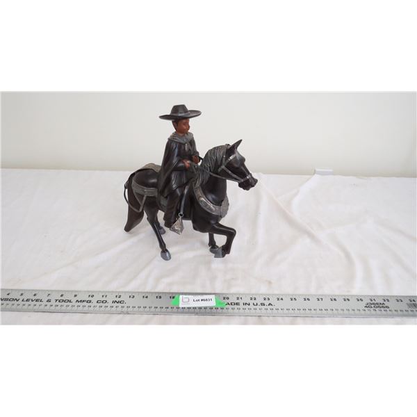 Wooden Horse + man ornament