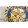 Image 6 : rotary international aluminum? sign (30" diameter) Double Sided