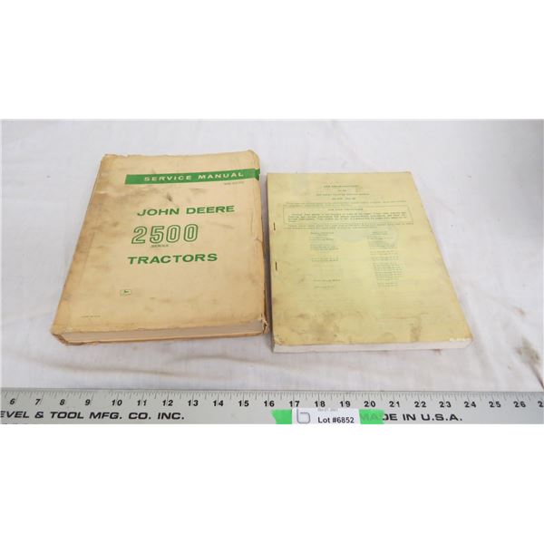 J.D 2500 series manuals (2)