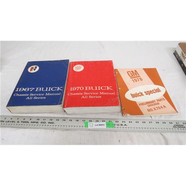 1967-1970 Buick Manuals + parts catalog
