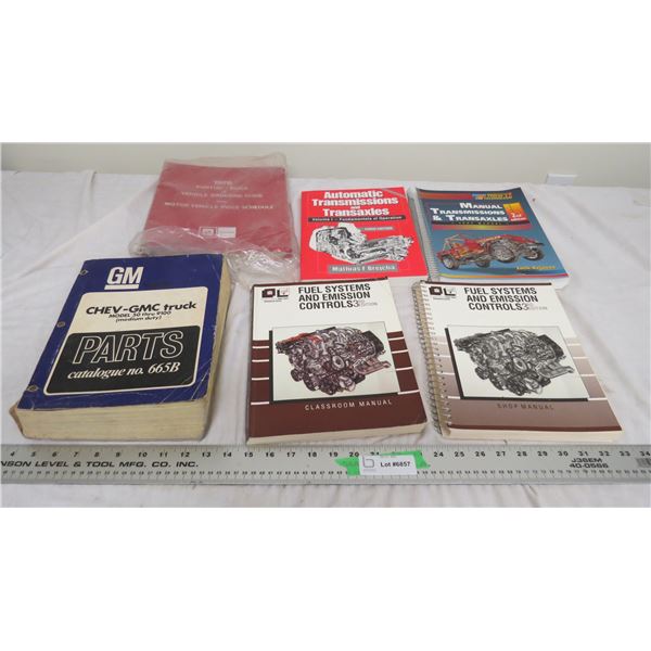 misc shop manuals parts catalogues + other