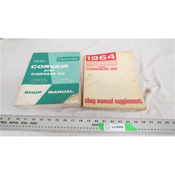 1961,64 Corvair shop manuals