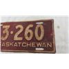 Image 3 : 1938 Sask License Plate