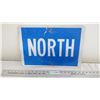 Image 1 : North aluminum sign - 12x17.75