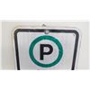 Image 2 : 2Hr parking aluminum sign - 11.75x17.75