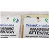 Image 3 : (2) Trans canada warning signs - 10.5x13.5