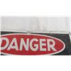 Image 2 : danger high pressure sign - aluminum - 9.75x13.75