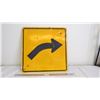 Image 1 : Curve sign - aluminum - 29.5x29.5