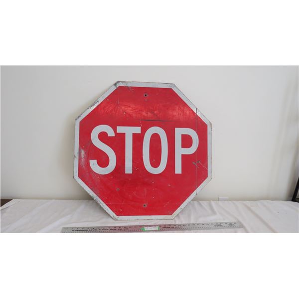 stop - aluminum sign - 29.5x29.5