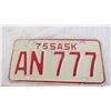 Image 2 : 3X The Money - Small Sask License plates (motorbike/snomobile?)