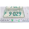 Image 3 : 1970 - pair of Sask License Plates