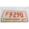 Image 2 : 1971 - pair of Sask License Plates