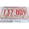 Image 3 : 1973 - pair of Sask License Plates