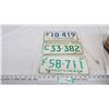 Image 1 : (3) 1968,70,76 Sask license plates