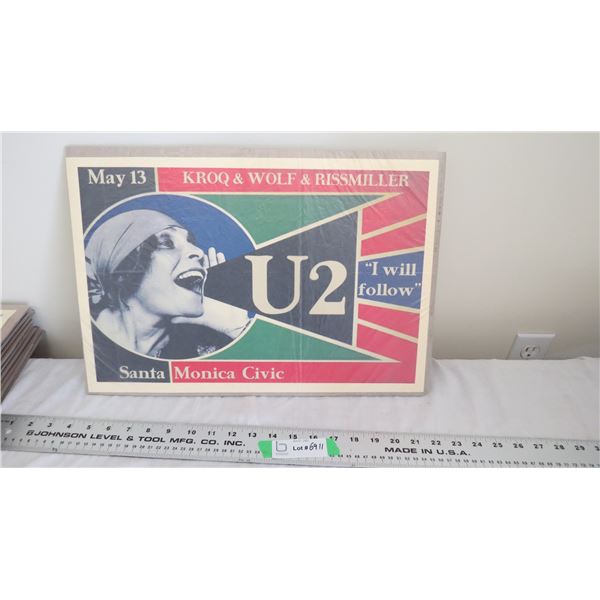 U2 - poster print - 12x18
