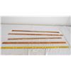 Image 1 : (5) advertising yard sticks