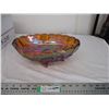 Image 1 : Carnival glass fruit bowl - 12.5" long