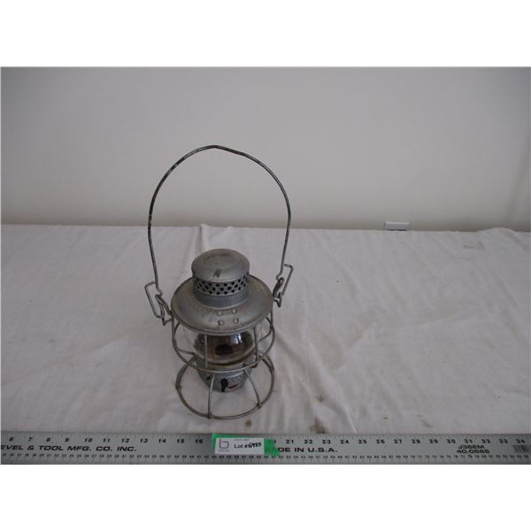 CNR lantern (globe embossed "adlake kero" CNR)