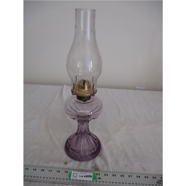 Coal Oil lamp - turning purple color