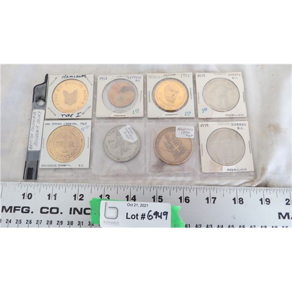 BC souvenir coins