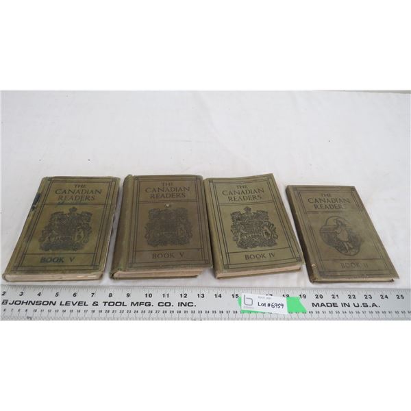 (4) Vintage canadian readers books