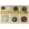 Image 1 : 1964 MEXICO 6 COIN MINT SET WITH .100 SILVER PESO