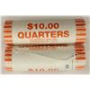 Image 1 : 2-$10 ROLLS OF 2010-P & D HOT SPRINGS QUARTERS