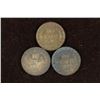 Image 1 : 1912, 1917-C & 1919-C NEWFOUNDLAND SILVER 10 CENTS