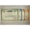 Image 1 : 4 ASSORTED VINTAGE RAILROAD STOCK CERTIFICATES