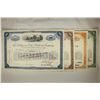 Image 2 : 4 ASSORTED VINTAGE RAILROAD STOCK CERTIFICATES