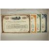 Image 3 : 4 ASSORTED VINTAGE RAILROAD STOCK CERTIFICATES