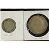 Image 2 : GREAT BRITAIN SILVER 1933 SHILLING AND 1944 HALF