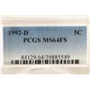 Image 3 : 1992-D JEFFERSON NICKEL PCGS MS64FS