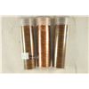 Image 1 : 3-SOLID DATE ROLLS OF BRILLIANT UNC LINCOLN CENTS