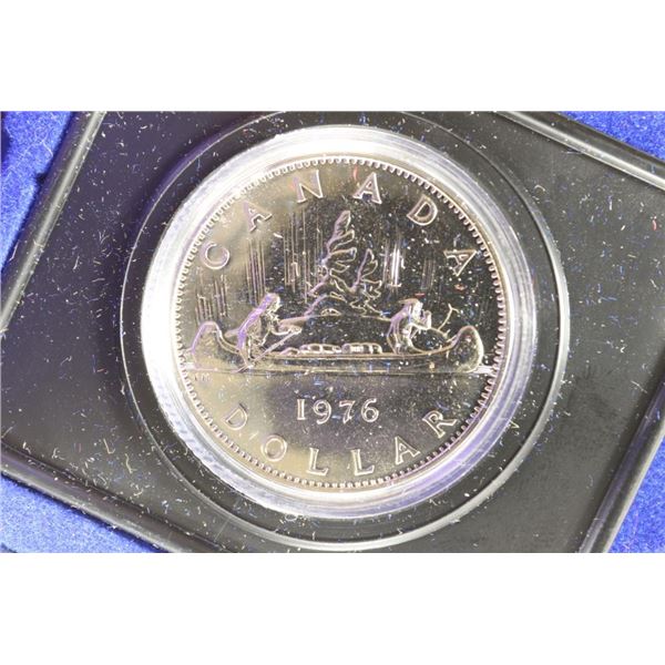 1976 CANADA PROOF DOLLAR, ORIGINAL ROYAL CANADIAN