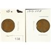 Image 1 : 1909 (VERY FINE+) & 1909-VDB LINCOLN CENTS