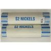 Image 1 : 2-$2 ROLLS OF 2010-D JEFFERSON NICKELS BU