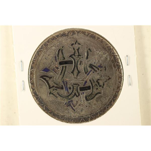 NICELY MADE 1879 MORGAN SILVER DOLLAR LOVE TOKEN